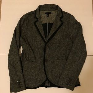 Lands’ End Women’s Gray Preppy School Blazer